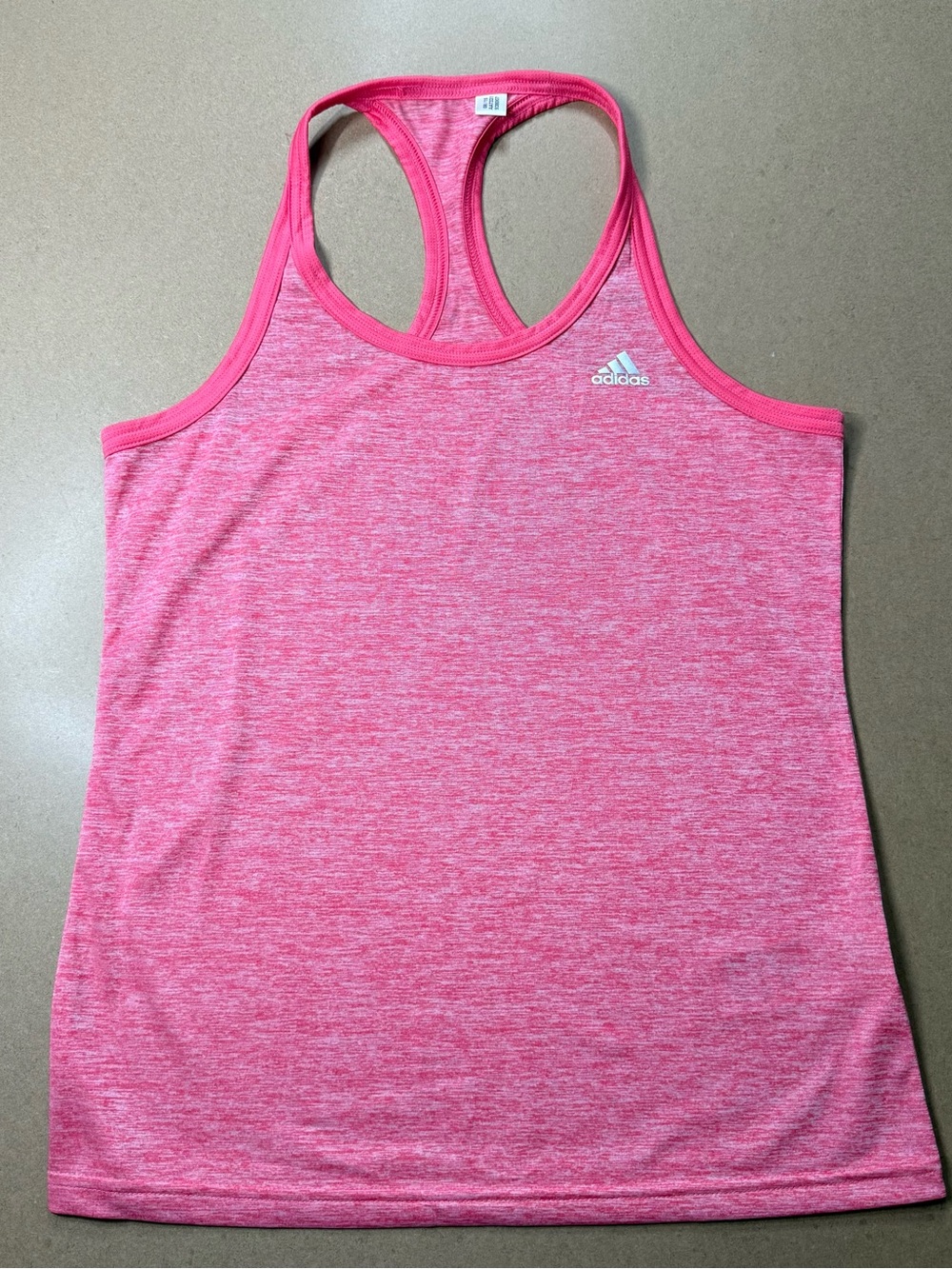 Adidas Climalite Pink Racerback Athletic Tank Top Small